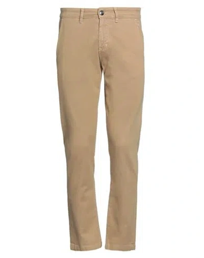 Jeckerson Man Pants Sand Size 30 Cotton, Elastane In Neutral