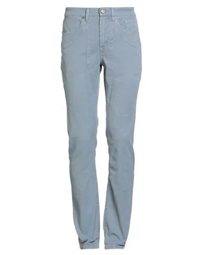 Jeckerson Man Pants Sky Blue Size 31 Cotton, Elastane