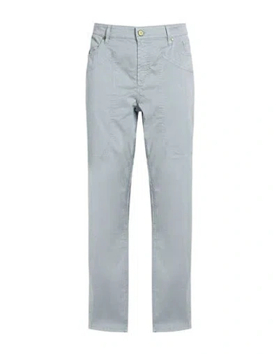 Jeckerson Man Pants Sky Blue Size 31 Cotton, Elastane
