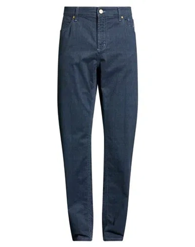 Jeckerson Man Pants Slate Blue Size 30 Cotton, Elastane