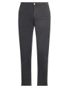 Jeckerson Man Pants Charcoal Size 34 Lyocell, Cotton, Elastane In Grey