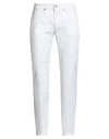 Jeckerson Man Pants White Size 32 Cotton, Elastane In White