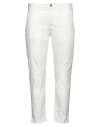 Jeckerson Man Pants White Size 33 Lyocell, Cotton, Elastane