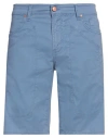 Jeckerson Man Shorts & Bermuda Shorts Azure Size 35 Lyocell, Cotton, Elastane In Blue