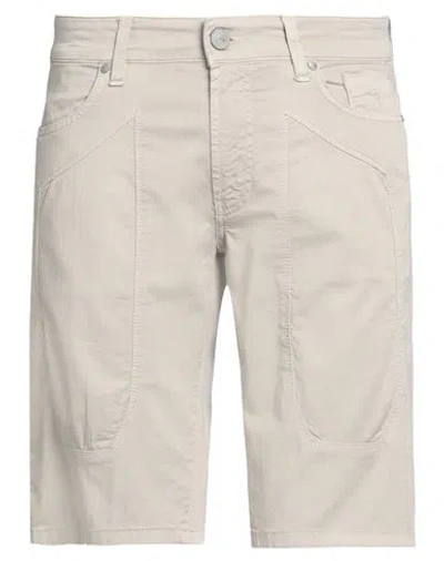 Jeckerson Man Shorts & Bermuda Shorts Beige Size 30 Cotton, Elastane In Beige