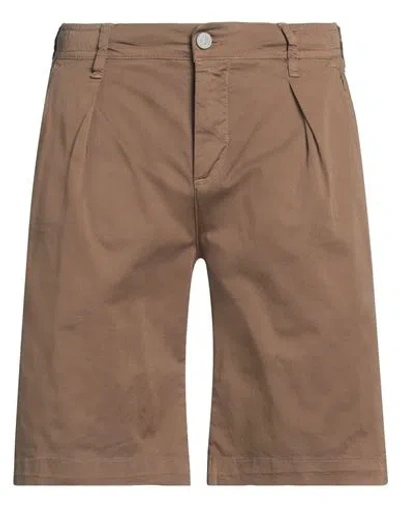 Jeckerson Man Shorts & Bermuda Shorts Khaki Size 32 Cotton, Elastane In Beige
