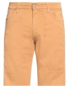 Jeckerson Man Shorts & Bermuda Shorts Mandarin Size 35 Cotton, Elastane