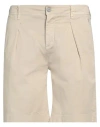 Jeckerson Man Shorts & Bermuda Shorts Sand Size 35 Cotton, Elastane In Beige