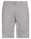 Jeckerson Man Shorts & Bermuda Shorts Taupe Size 35 Lyocell, Cotton, Elastane In Grey