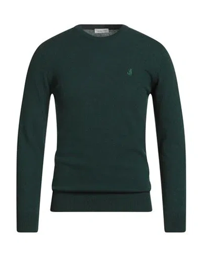 Jeckerson Man Sweater Emerald Green Size S Viscose, Wool, Polyamide, Cashmere