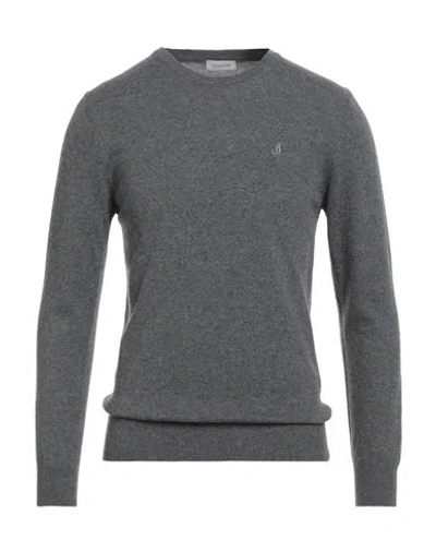 Jeckerson Man Sweater Grey Size S Viscose, Wool, Polyamide, Cashmere In Gray