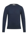 Jeckerson Man Sweater Navy Size M Cotton