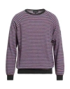 Jeckerson Man Sweater Pink Size Xl Virgin Wool In Multi