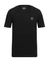 Jeckerson Man T-shirt Black Size M Cotton, Elastane