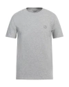 Jeckerson Man T-shirt Light Grey Size M Cotton, Elastane In Grey