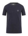 Jeckerson Man T-shirt Midnight Blue Size M Cotton, Elastane In Blue