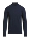 Jeckerson Man Turtleneck Blue Size L Viscose, Wool, Polyamide, Cashmere