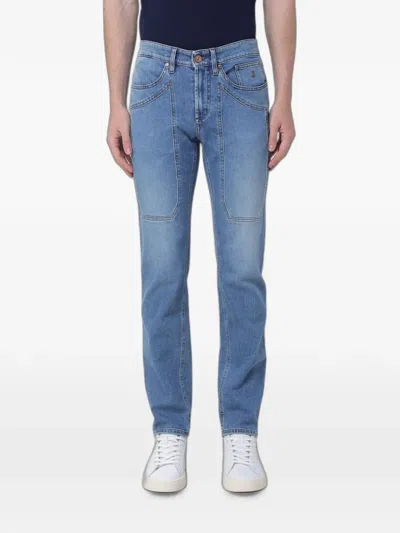 Jeckerson Panelled Skinny-fit Jeans In Multi