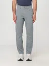 Jeckerson Man Pants Light Grey Size 30 Cotton, Elastane In Grey