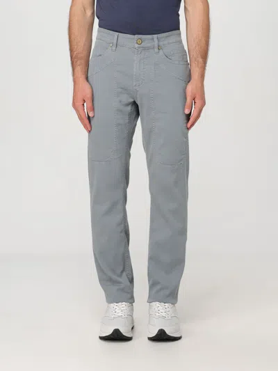Jeckerson Man Pants Light Grey Size 30 Cotton, Elastane In Gray