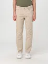 Jeckerson John 5 Tasche Toppa Slim Trousers In Sand