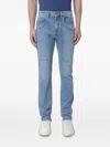 Jeckerson Patch-detail Skinny-fit Jeans In Black