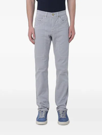 Jeckerson Patch-detail Trousers In Gray