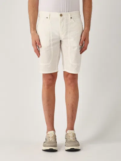 Jeckerson Short Uomo Shorts In Bianco
