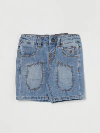 Jeckerson Babies' Shorts  Kids Color Stone Washed In Blue