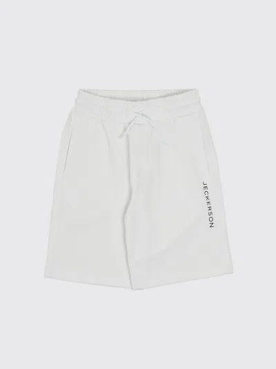Jeckerson Shorts Kids Color White In Burgundy