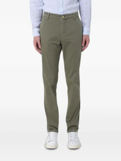 Jeckerson Stretch-cotton Chino Trousers In Green