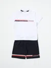 Jeckerson Kids' T-shirt+shorts Suit In White