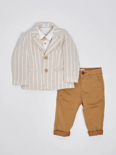 Jeckerson Babies' Suits Suit (tailleur) In Bianco-beige
