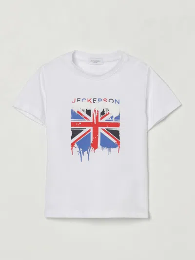 Jeckerson Kids' T-shirt Con Stampa  In Cotone