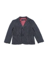 Jeckerson Toddler Boy Blazer Midnight Blue Size 7 Polyester, Cotton In Blue