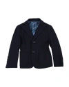 Jeckerson Toddler Boy Blazer Midnight Blue Size 5 Viscose, Polyester, Elastane In Blue