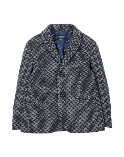 Jeckerson Babies'  Toddler Boy Blazer Navy Size 4 Polyester, Cotton, Elastane In Navy Blue