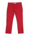 Jeckerson Babies'  Toddler Boy Pants Red Size 7 Cotton, Elastane
