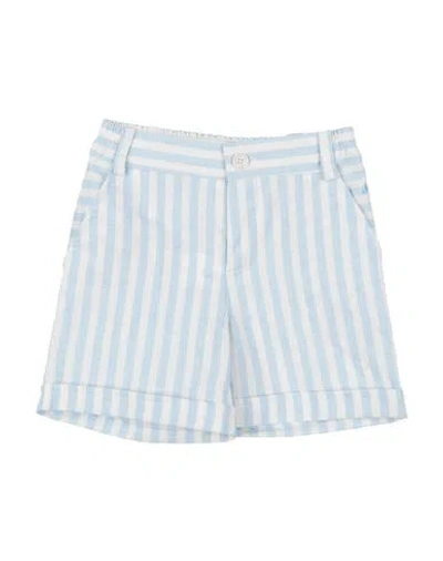 Jeckerson Babies'  Toddler Boy Shorts & Bermuda Shorts Sky Blue Size 7 Linen, Cotton, Polyester