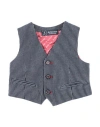 Jeckerson Toddler Boy Tailored Vest Midnight Blue Size 7 Polyester, Cotton, Viscose, Elastane In Blue