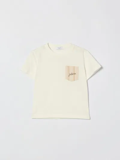 Jeckerson T-shirt  Kids Color Milk In White