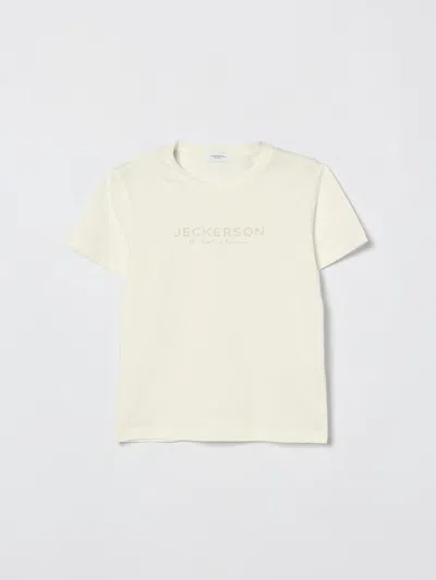 Jeckerson T-shirt  Kids Color Milk In White