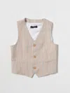 Jeckerson Waistcoat  Kids Color Striped In Striped