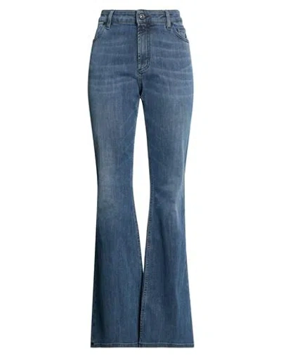 Jeckerson Woman Jeans Blue Size 30 Cotton, Elastomultiester, Elastane