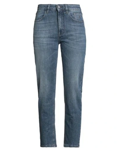Jeckerson Woman Jeans Blue Size 31 Cotton, Elastane