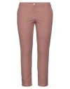 Jeckerson Woman Pants Antique Rose Size 31 Cotton, Elastane In Pink