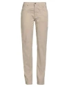 Jeckerson Woman Pants Sand Size 30 Cotton, Elastane, Polyester, Polyurethane In Sand