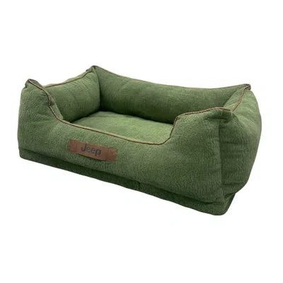 Jeep Elevated Cuddler Dog Bed, Green, Medium