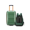 Jeep Hardside Expandable 21" Carry-on Luggage With Two Wheels [jh003b] & Laptop Travel Backpack [js0 In Red