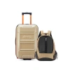 Jeep Hardside Expandable 21" Carry-on Luggage With Two Wheels [jh003b] & Laptop Travel Backpack [js0 In Neutral